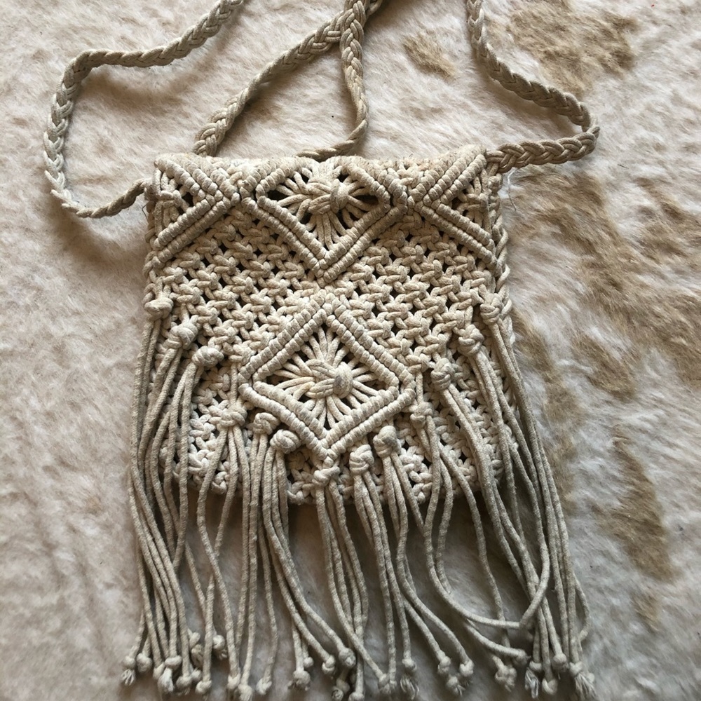 Boho Macrame Woven Purse